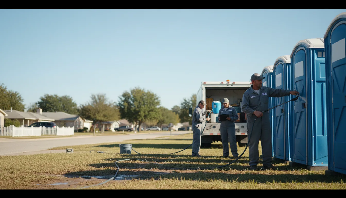 Long-Term Portable Toilet Rental in Cypress, TX near me